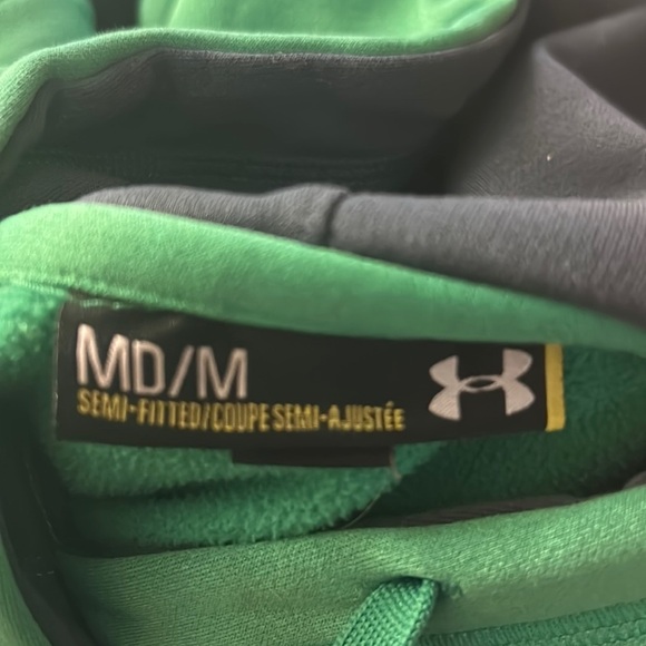 50%off w♥️ 
Green Under Armer Sweat Shirt Med 0699 #3 👠 - Picture 2 of 5